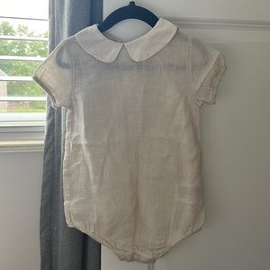 H&M linen romper, size 2T